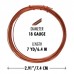 18ga Beadsmith Half Round Pro-Quality Wire - Antique Copper - 6.6m 18ga Beadsmith Half Round Pro-Quality Wire - Antique Copper - 6.6m