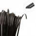 18ga Beadsmith Wire Elements Dead Soft Tarnish Resistant Half-Round Wire - Black - 7yd