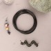18ga Beadsmith Wire Elements Dead Soft Tarnish Resistant Half-Round Wire - Black - 7yd (6.4m) 18ga Beadsmith Wire Elements Dead Soft Tarnish Resistant Half-Round Wire - Black - 7yd (6.4m)