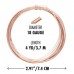 18ga Wire Elements Dead Soft Half Round Beadsmith Craft Wire - Rose Gold - 4yd (3.65m) 18ga Wire Elements Dead Soft Half Round Beadsmith Craft Wire - Rose Gold - 4yd (3.65m)