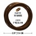 18ga Square Beadsmith Wire Elements Dead Soft Anti-Tarnish  Wire - Vintage Bronze - 7yd (6.4m)