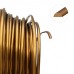 21ga Beadsmith Wire Elements Dead Soft Half Round Craft Wire - Vintage Bronze - 6.6 metres