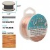 22ga Beadsmith Wire Elements Dead Soft Craft Wire - Bare Copper - 15yd