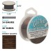 24ga Beadsmith Wire Elements Dead Soft Anti-Tarnish Craft Wire - Smokey Quartz - 20yd (18.2m)