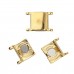 9.4x17.3mm Axos II - Delica Magnetic Clasp - 24K Gold Plated - Pack of 2 9.4x17.3mm Axos II - Delica Magnetic Clasp - 24K Gold Plated - Pack of 2