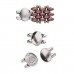 10x13.2mm Kypri II Superduo Magnetic Clasp - Antique Silver Plated - Pack of 2 10x13.2mm Kypri II Superduo Magnetic Clasp - Antique Silver Plated - Pack of 2