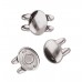 10x13.2mm Kypri II Superduo Magnetic Clasp - Antique Silver Plated - Pack of 2 10x13.2mm Kypri II Superduo Magnetic Clasp - Antique Silver Plated - Pack of 2
