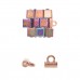 5.13x5.2mm Soros Tila Bead Ending - Rose Gold Plated - Pack of 2 5.13x5.2mm Soros Tila Bead Ending - Rose Gold Plated - Pack of 2