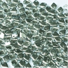 5x1.5mm Czech Dragon Scale Beads - Crystal Labrador Full - 5gm