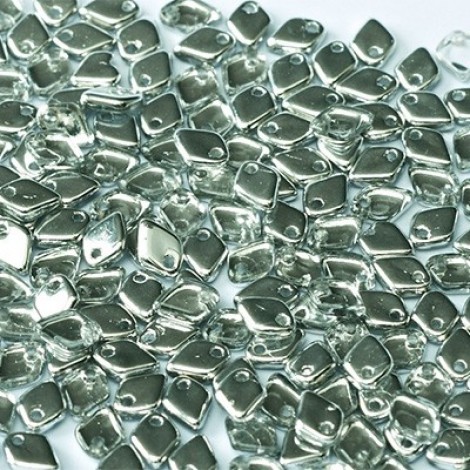 5x1.5mm Czech Dragon Scale Beads - Crystal Labrador Full - 5gm