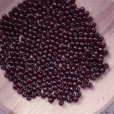3mm Czech Round Beads - Luster Metallic Amethyst - Pack of 100