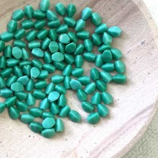 5x3mm Czech Pinch Beads - Opaque Turquoise - Pack of 50