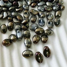 6x8mm Czech Petal Beads - Iris Brown - Pack of 20