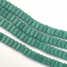 3x6mm CzechMates Brick Beads - Persian Turquoise