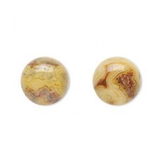 14mm Crazy Lace Agate Round Cabochons - Each
