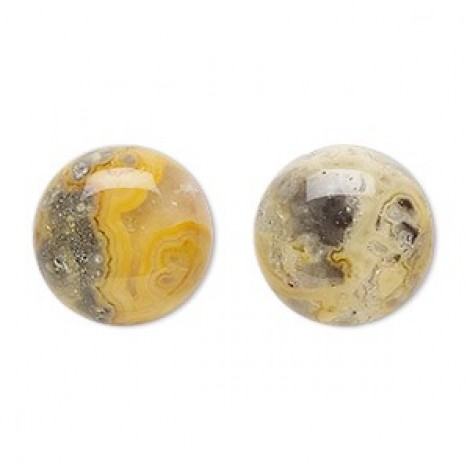 18mm Round Crazy Lace Agate Cabochons