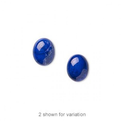 10x8mm Howlite Lapis Oval Cabochons