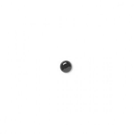 4mm Black Onyx Round Cabochons