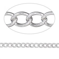 3 inch (76mm) 3.5mm Silver Plated Extension Chains
