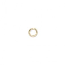 6mm 18ga Closed Jumprings - Gold Plated - Pack of 20