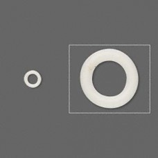 5mm (3mm ID) Antq White Non-Latex Rubber Oh Rings - Pack of 100