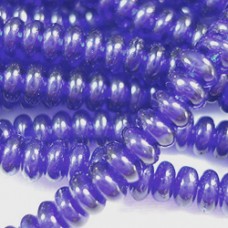 4mm Czech Rondelles - Cobalt Blue - Pack of 50