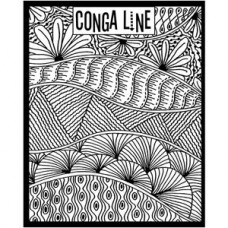 Helen Breil Designs Texture Stamp - Conga Line