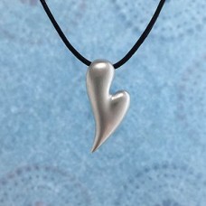 Angel Findings - Contemporary Heart Pendant- Forever