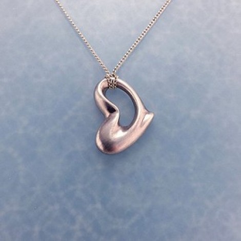 Angel Findings - Contemporary Heart Pendant - Liberty Angel Findings - Contemporary Heart Pendant - Liberty