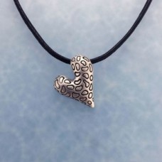Angel Findings - Contemporary Heart Pendant - Africa