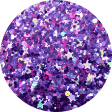 Art Insitute Polyester Dazzlers Glitter - Nobility (mixed shapes)
