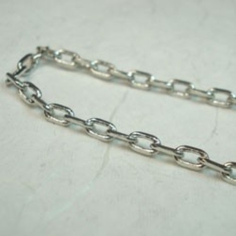 2.2mm Nickel Silver Plated Cube Chain