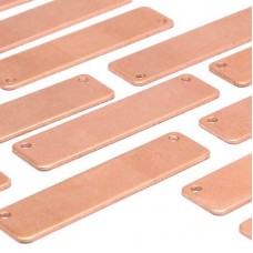 10x40mm 20ga Raw Copper Rectangle Stamping Blanks