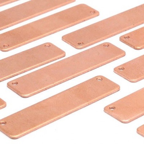 10x40mm 20ga Raw Copper Rectangle Stamping Blanks