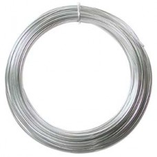 12ga (2mm) Beadsmith Decorative Aluminium Wire - Silver - 12m Roll