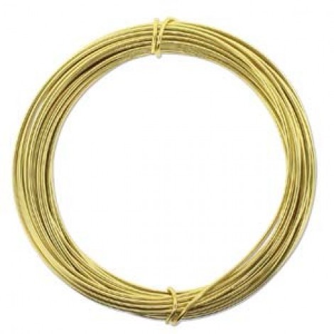 12ga Decorative Aluminium Wire - Light Gold