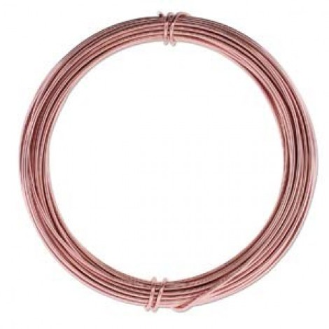 12ga Decorative Aluminium Wire - Rose Gold 