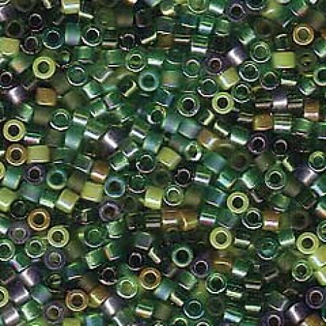11/0 Miyuki Delica Beads - Evergreen Mix - 7.2gm