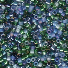 11/0 Miyuki Delica Beads - Lagoon Mix - 7.2gm