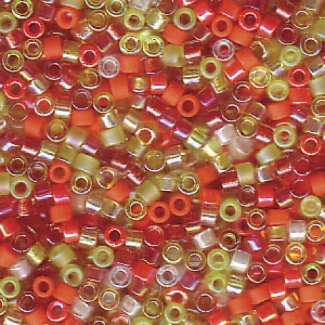 11/0 Miyuki Delica Beads - Tango Mix - 7.2gm