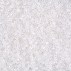 11/0 Delica Seed Beads - White Opal 