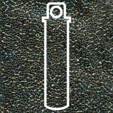 11/0 Delica Seed Beads - Metallic Green - 7.2gm