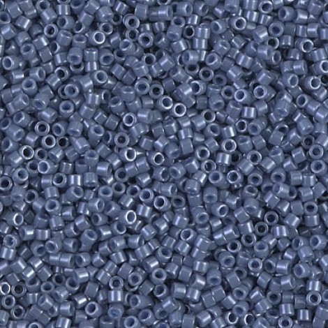 11/0 Delica Seed Beads - Opaque Blueberry Luster - 7.6gm 11/0 Delica Seed Beads - Opaque Blueberry Luster - 7.6gm