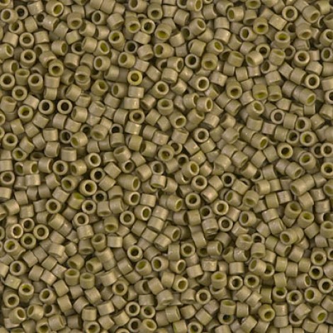 11/0 Delica Seed Beads - Matte Metallic Olive Gold - 50gm Bulk Pack 11/0 Delica Seed Beads - Matte Metallic Olive Gold - 50gm Bulk Pack