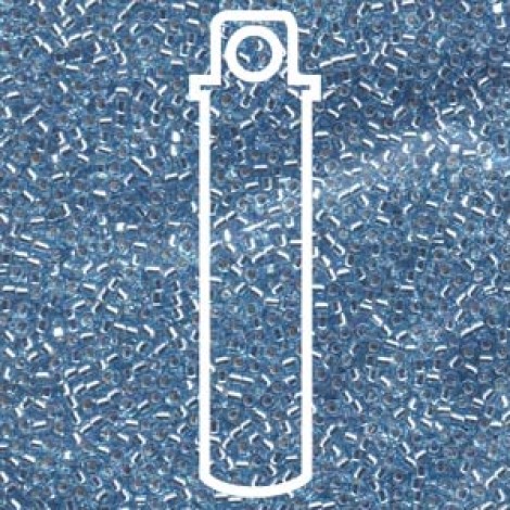 11/0 Delica Seed Beads - Silver Lined Light Blue - 7.2gm’ 11/0 Delica Seed Beads - Silver Lined Light Blue - 7.2gm’