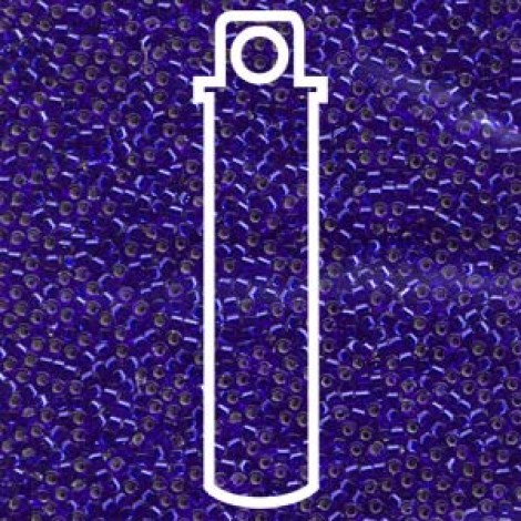 11/0 Delica Seed Beads - Silver Lined Cobalt - 7.2gm