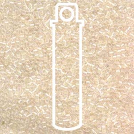 11/0 Delica Seed Beads - Off White AB - 7.2gm