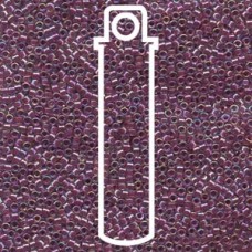 11/0 Delica Seed Beads - Lined Magenta AB - 7.2gm