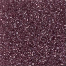 11/0 Delica Seed Beads - Transparent Smoky Amethyst  - 7.2gm