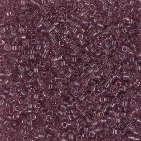 11/0 Delica Seed Beads - Transparent Smoky Amethyst  - 7.2gm